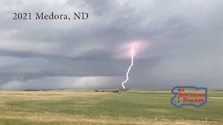 Lightning in Medora, North Dakota | RvAmericanDream