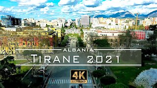Tirana 2021 - Albania [Drone Footage]