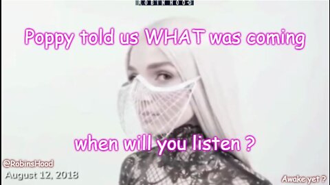 Poppy told us WHAT was Coming - were you listening ?