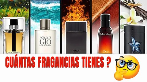 Cuantos perfumes debe tener un hombre