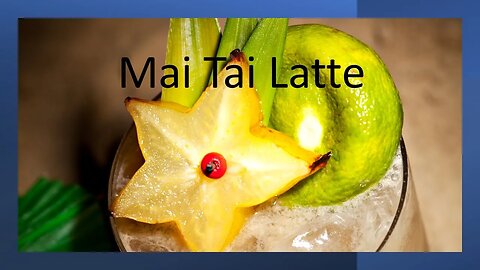 Vacation in a Cup: How to Make the Best Mai Tai Latte At Home #shorts #espresso #rum #coffeerecipe