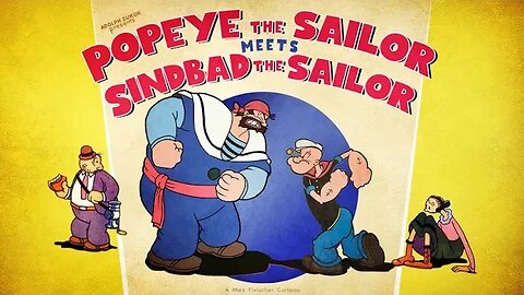 Popeye the Sailor Meets Sindbad the Sailor (1936) [Colorized, 4K, 60FPS