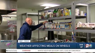 Weather affecting Meals on Wheels