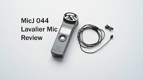 MicJ 044 Lavalier Microphone Review: Good Sound Small Price