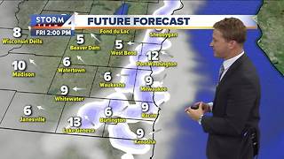 Wind chills near zero, snow possible Friday