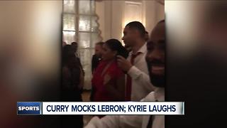 Curry Mocks Lebron, Kyrie Laughs