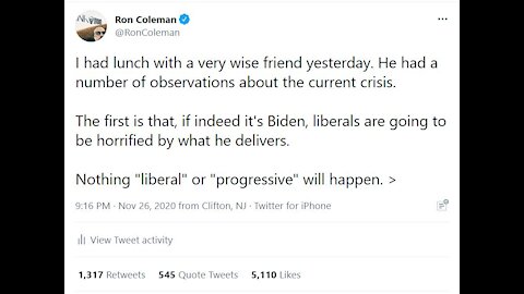 Greatest Twits by Ron Coleman - The wise friend lunch