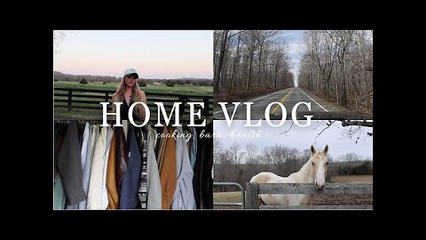 Home Vlog - candida chat, barn, cooking