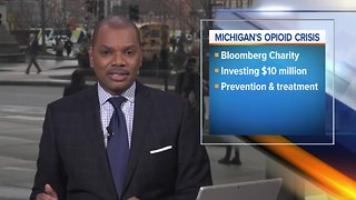 Bloomberg Charity investing $10 million in Michigan's opioid crisis