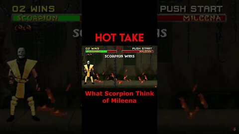 Mortal Kombat 2: Hot Take - What Scorpion Think of Mileena #Shorts