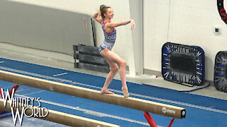 Balance Beam | Day Before Competition | Whitney Bjerken