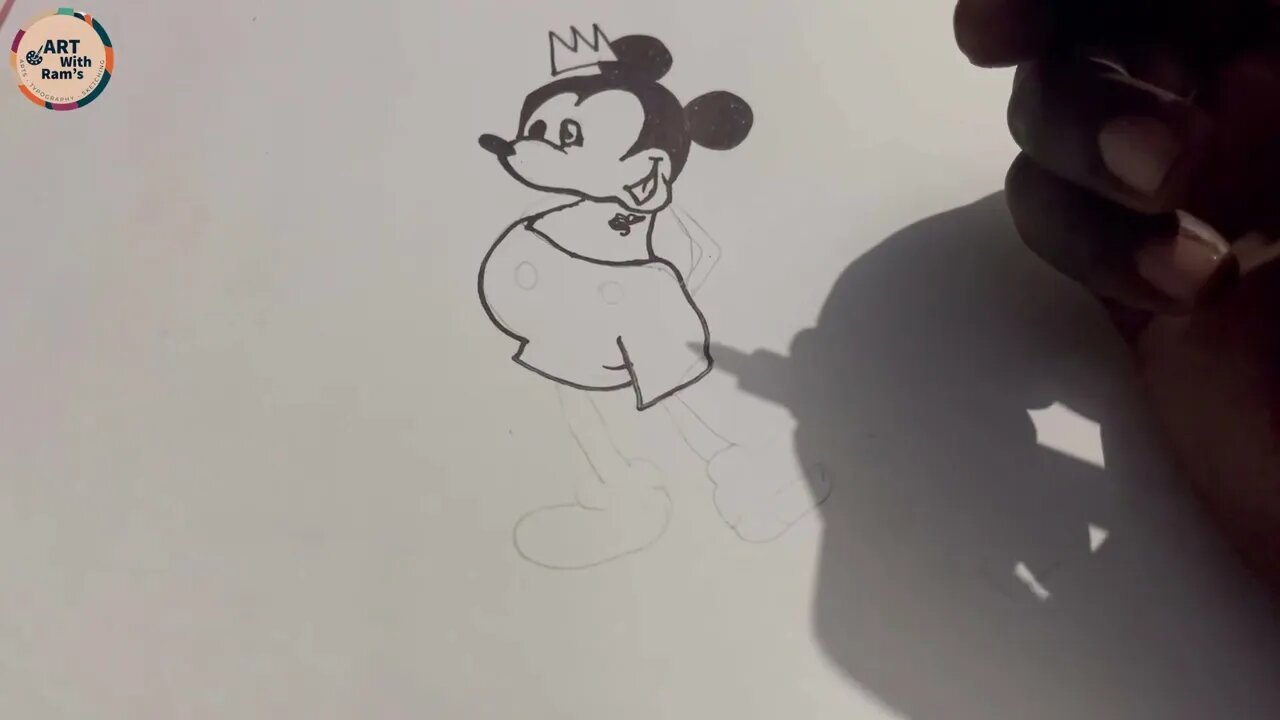 Mickey mouse simple way drawing on Vimeo