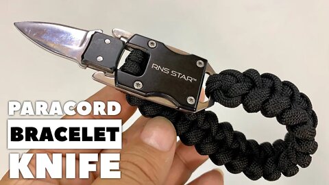 There's a KNIFE in this Paracord Bracelet