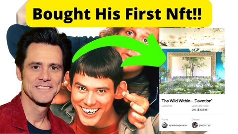 Jim Carrey bought his first NFT!