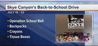 Skye Canyon back-to-school drive