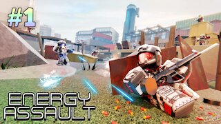 Energy Assault Roblox Gameplay #1 - first game, reaching rank 5