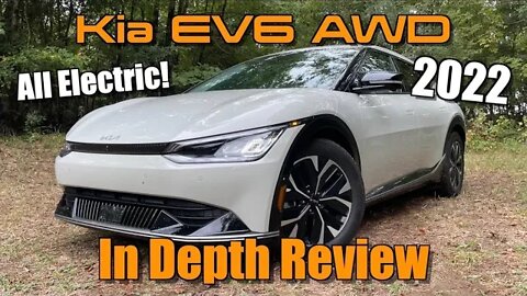 2022 Kia EV6 Wind AWD: Start Up, Test Drive & In Depth Review