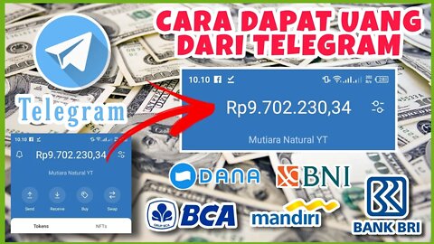 CARA DAPATKAN UANG DARI TELEGRAM 2022 TERBARU . 9 Juta #UangDariTelegram