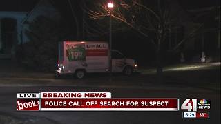 Police search for suspect in truck theft, police ramming