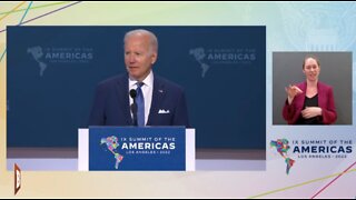 LIVE: President Biden Delivering Remarks at Ninth Summit of the Americas...