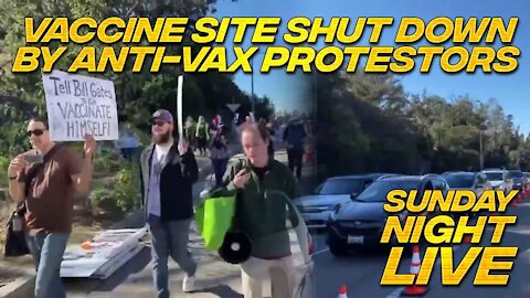 Anti-Vax Protestors Shut Down Mass Vaccine Site At Dodger Stadium