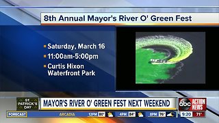 Mayor's River O'Green Fest in Tampa 1 week away