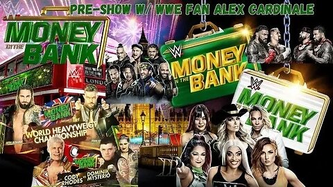 WWE Money In The Bank 2023 PRE-SHOW W/ WWE Fan Alex Cardinale