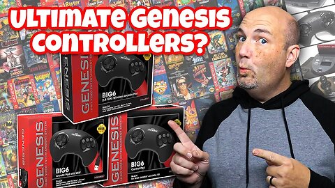 Retro-Bit BIG6 Sega Genesis, USB, & Wireless Controller Review