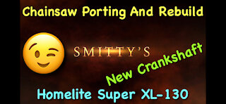 Chainsaw Porting And Rebuild! Homelite Super XL-130!