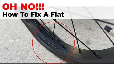 How To Fix A Pet Trailer Flat Tire, EASY! (#ebike , #pets , #biketrailer )