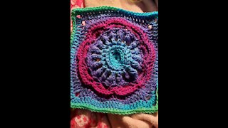 Parrot Flower Granny square