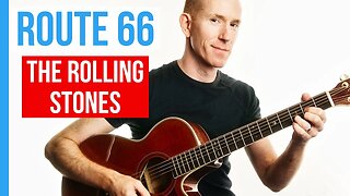 Route 66 ★ The Rolling Stones ★ Acoustic Guitar Lesson [with PDF]