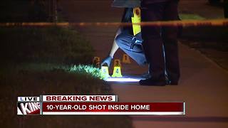 10-year-old shot on Cleveland's east side