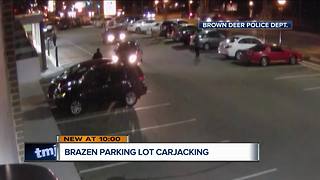 Woman dragged out of car in Brown Deer carjacking