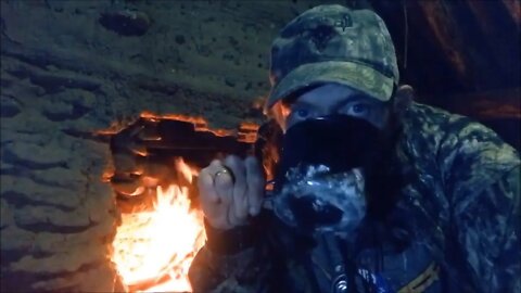 Solo Bushcraft Overnighter at Base Camp: Hunting, Deer & Jeff / Hannah Barron (Livestream)