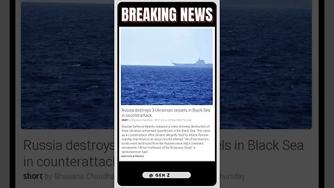 News Bulletin | Russian Navy Shows Off Might: Destroys 3 Ukrainian Speedboats in Black Sea