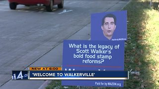 National group posts anti-Scott Walker signs near Milwaukee's 'tent city'