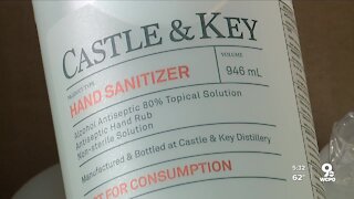 Kentucky distillery donates 9,000 bottles of hand sanitizer