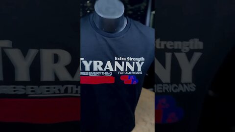 New Shirt Available NOW! link in description! #shorts #youtubeshorts #tactics #tyranny #tyrannical