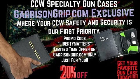Demo of the Garrison Grip Locking Leather Bible and Day Planner Gun Cases.