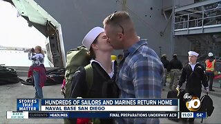 Thousands of sailors, Marines return to San Diego