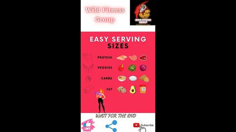 🔥Easy serving sizes🔥#shorts🔥#fitnessshorts🔥#wildfitnessgroup🔥21 march 2022🔥