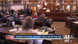 Kansas school budget still up in the air