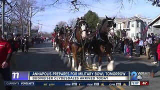 Annapolis prepares for Military Bowl on Friday