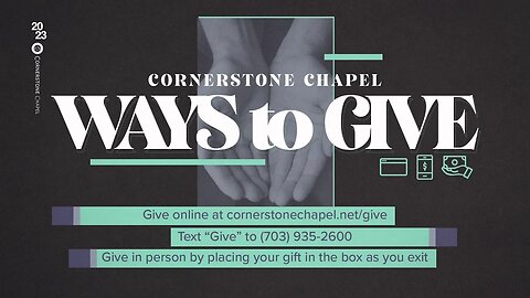 Cornerstone Chapel Leesburg, VA | 7:00 PM Service