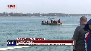 79-year-old man dies after vehicle goes into St. Clair River in Marysville