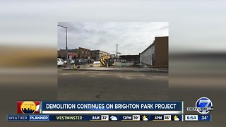 Demolition continues for Brighton Park project