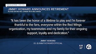 Jimmy Howard announces retirement from NHL