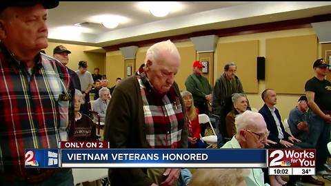 Local Vietnam veterans receive lapel pins