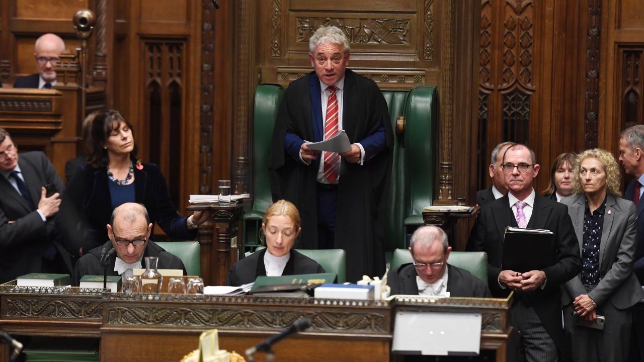 'Order!': U.K. House Of Commons Speaker John Bercow Steps Down